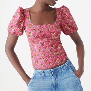 J.Crew Floral Blouse